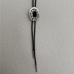 Rhinestone Bolo Tie